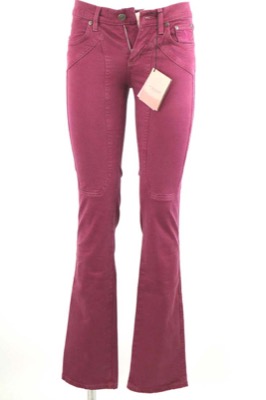 pantaloni donna JECKERSON 25 rosa fucsia cotone AM198