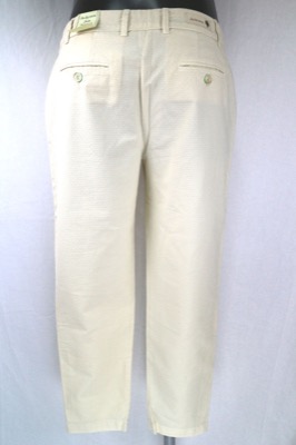 Pantaloni Donna JECKERSON 30 Bianco Crema Cotone AS276