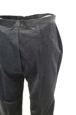 Pantaloni Donna MADE IN ITALY 46 Nero Cotone AN371