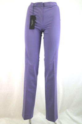 pantaloni donna STRENESSE 36 lilla poliestere AN578