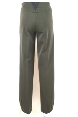 Pantaloni Donna STRENESSE 38 Verde Scuro Poliestere AN364