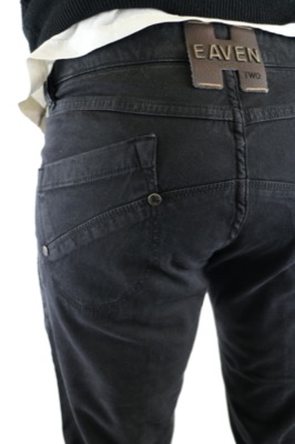 Pantaloni Uomo HEAVEN TWO 30 Nero Cotone AM476