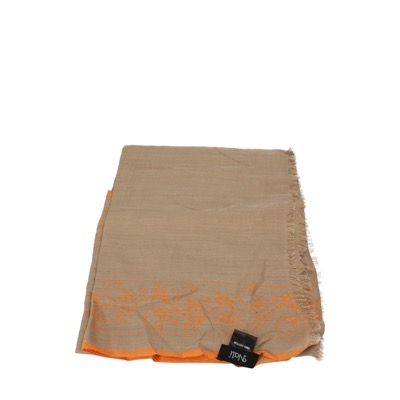 Pareo Donna NALI' Beige Cotone Arancione AF444