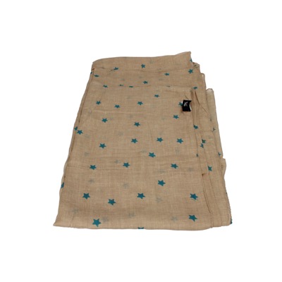 Pareo Donna NALI' Beige Cotone Verde AF423