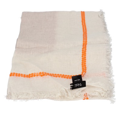 Pareo Donna NALI' Beige Lino Arancione AF442