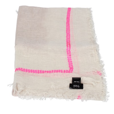 Pareo Donna NALI' Beige Lino Rosa AF443