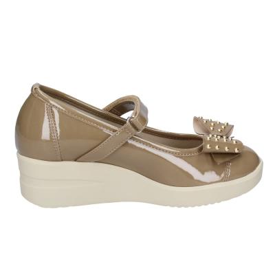 Scarpe Donna AGILE By RUCOLINE Ballerine Beige Vernice 242 A ULTRA BE597