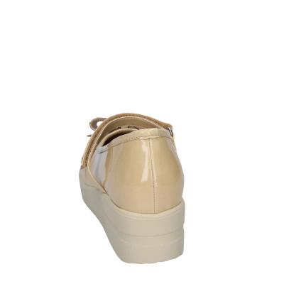 Scarpe Donna AGILE By RUCOLINE Ballerine Beige Vernice 242 BD175