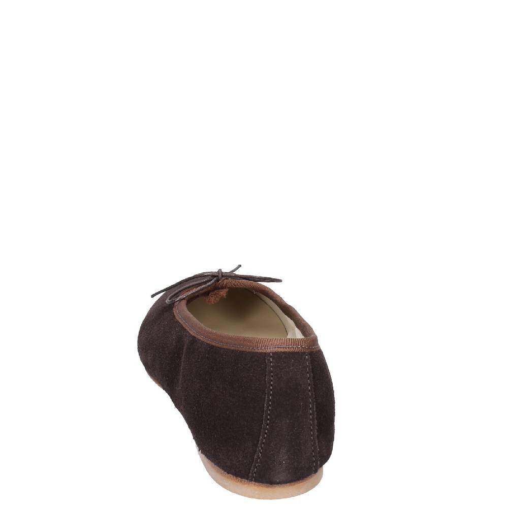 Scarpe Donna ANNIEL Ballerine Marrone Camoscio EX285
