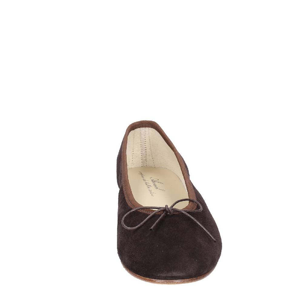 Scarpe Donna ANNIEL Ballerine Marrone Camoscio EX285