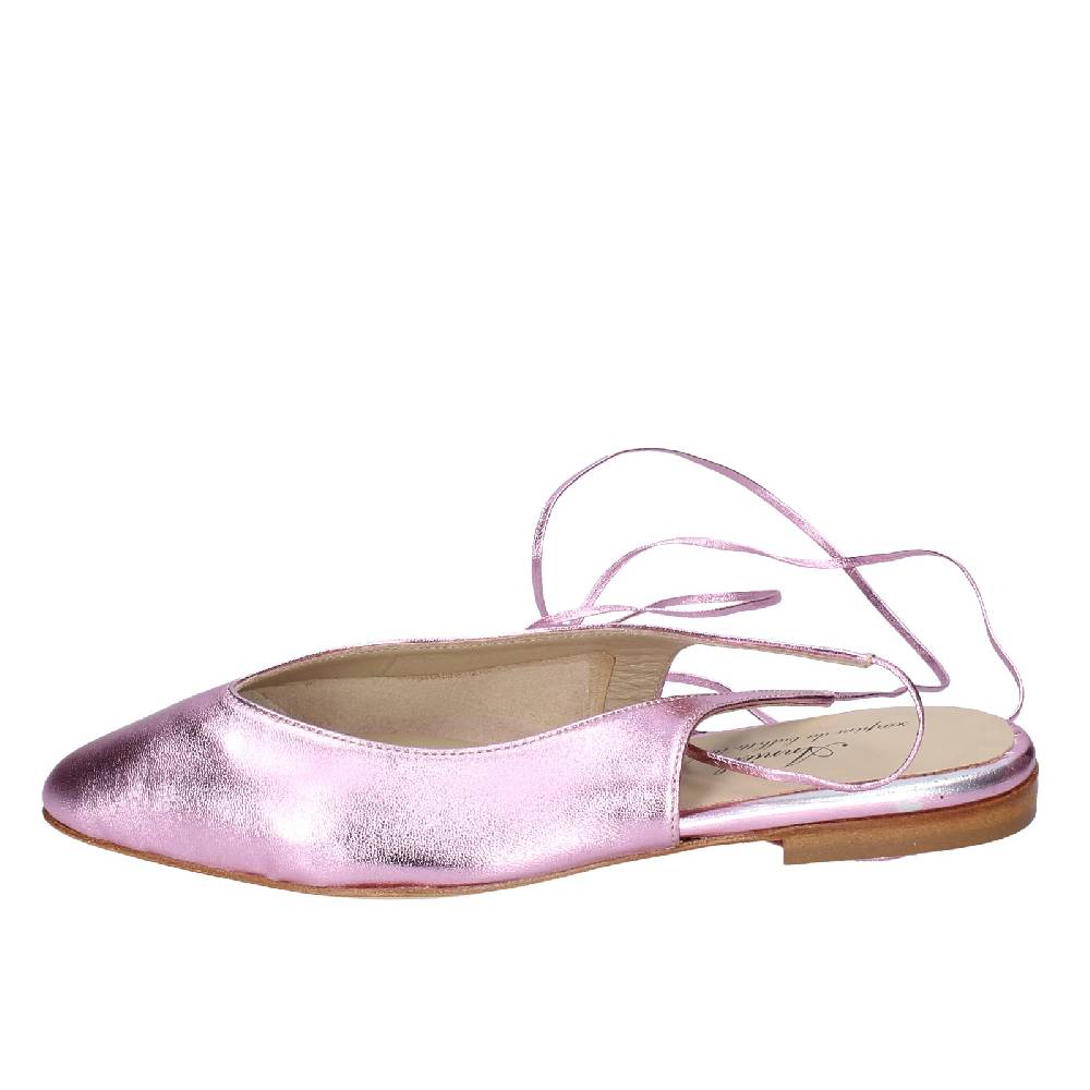 Scarpe Donna ANNIEL Ballerine Rosa Pelle EX245