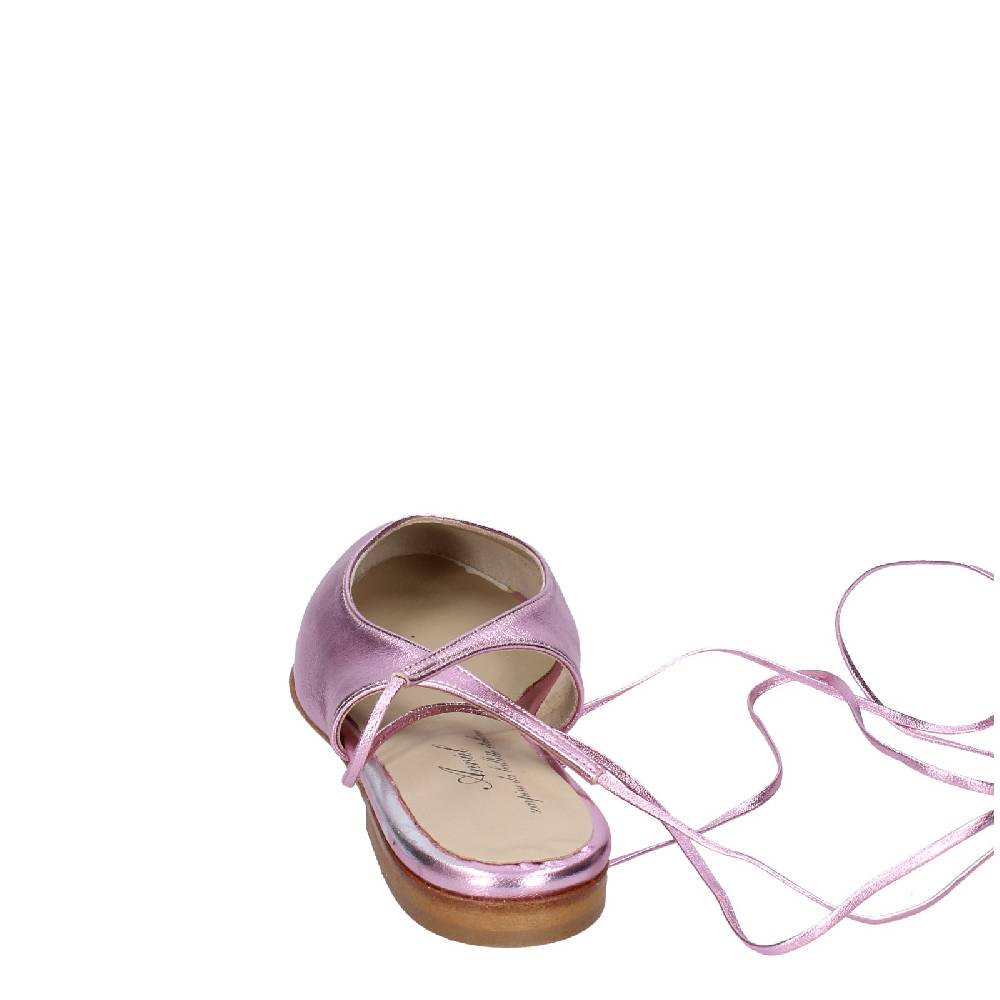 Scarpe Donna ANNIEL Ballerine Rosa Pelle EX245