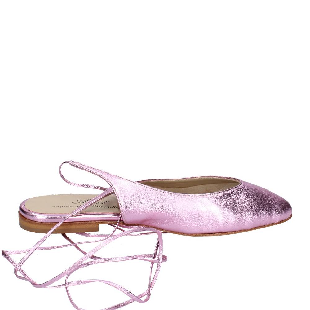 Scarpe Donna ANNIEL Ballerine Rosa Pelle EX245