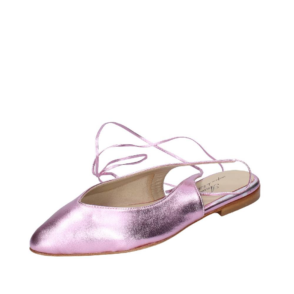 scarpe donna ANNIEL ballerine rosa pelle EX245