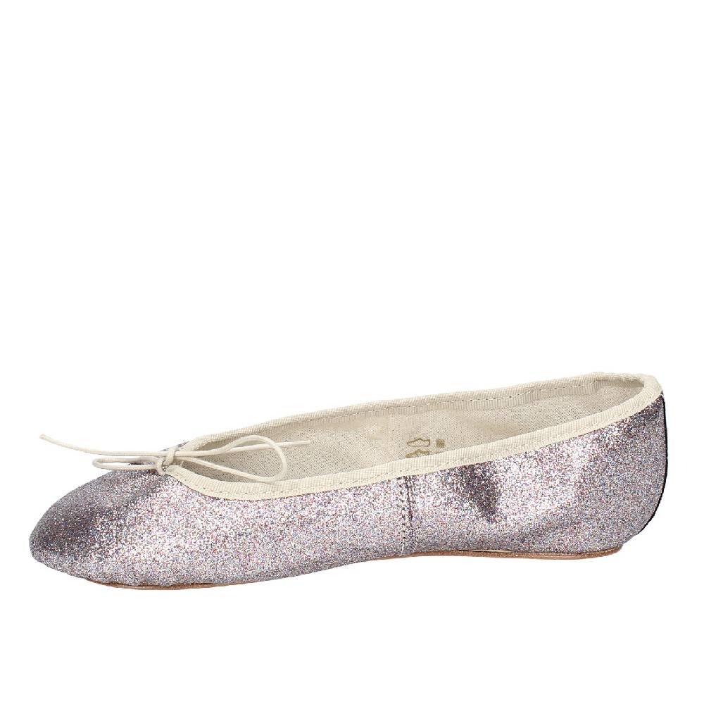 Scarpe Donna ANNIEL Ballerine Viola Glitter Argento EX284