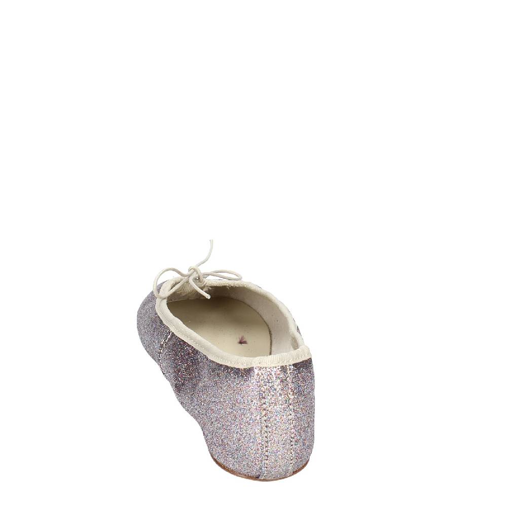 Scarpe Donna ANNIEL Ballerine Viola Glitter Argento EX284