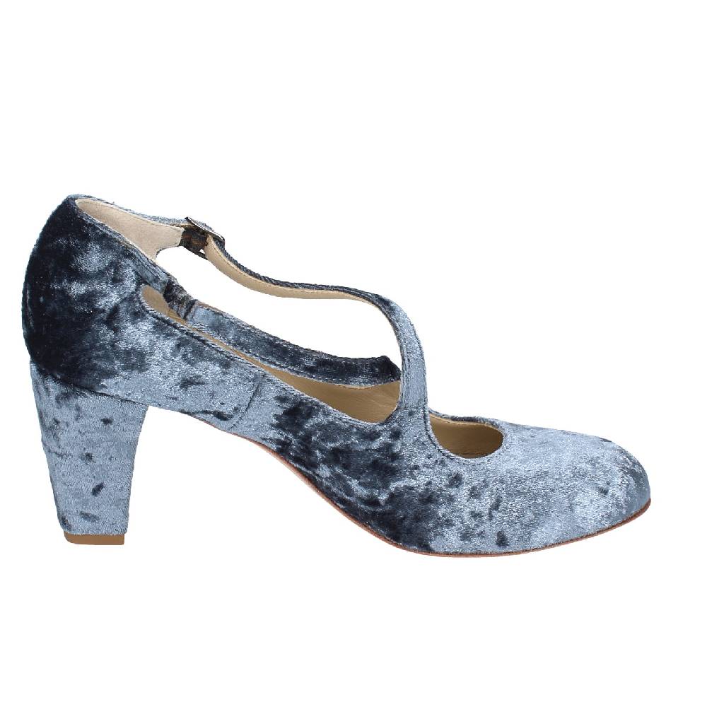 Scarpe Donna ANNIEL Decollete Grigio Velluto EX257