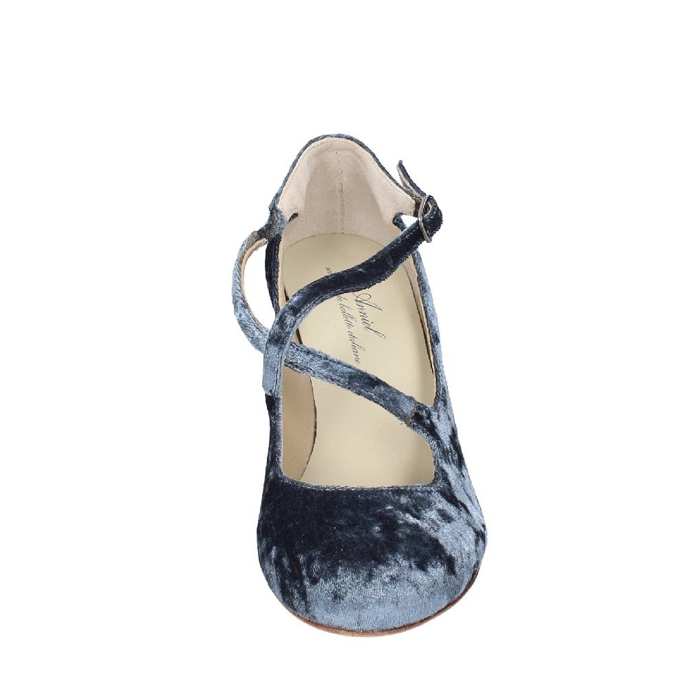 Scarpe Donna ANNIEL Decollete Grigio Velluto EX257