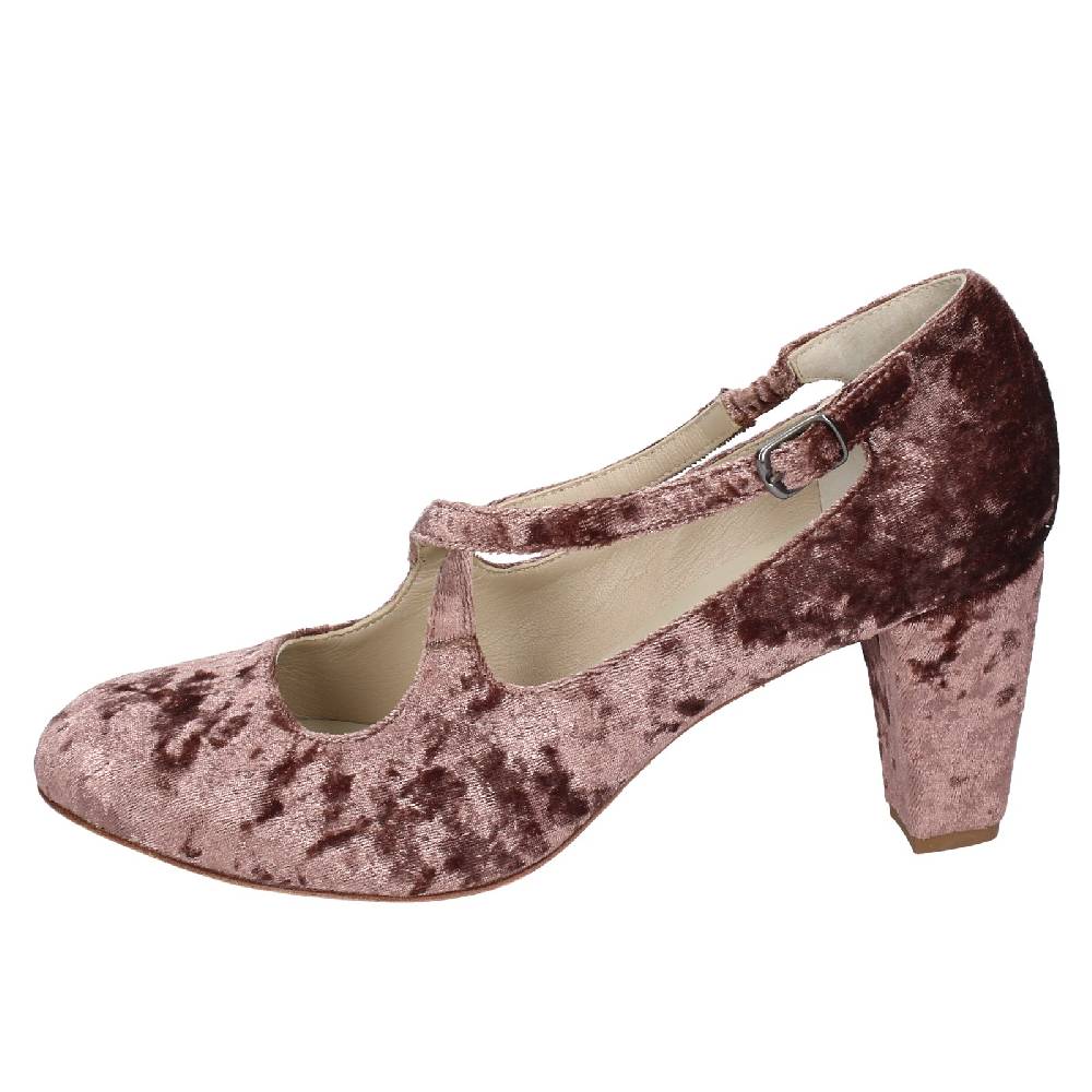 Scarpe Donna ANNIEL Decollete Marrone Velluto EX279