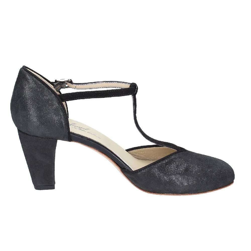 Scarpe Donna ANNIEL Decollete Nero Camoscio EX258