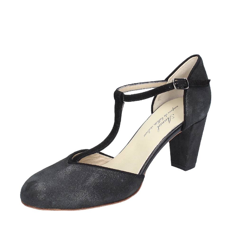 scarpe donna ANNIEL decollete nero camoscio EX258