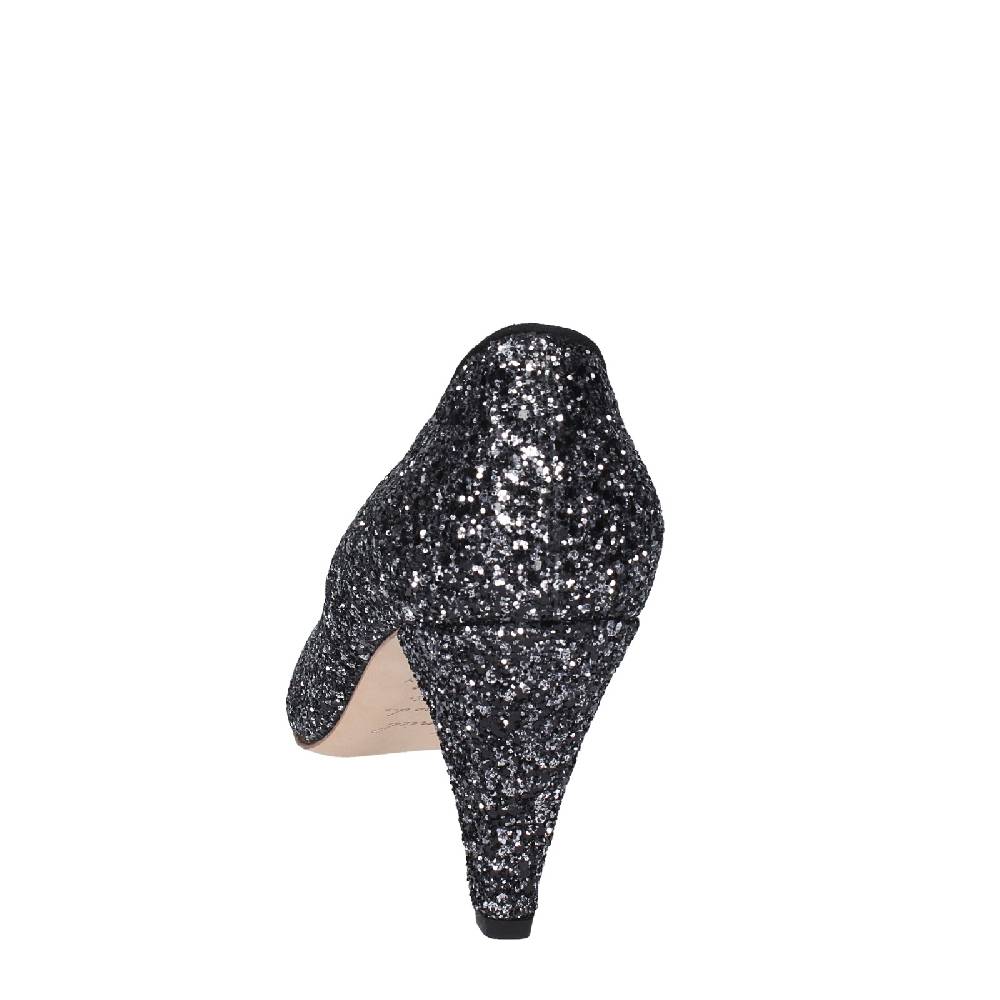 Scarpe Donna ANNIEL Decollete Nero Glitter EX219