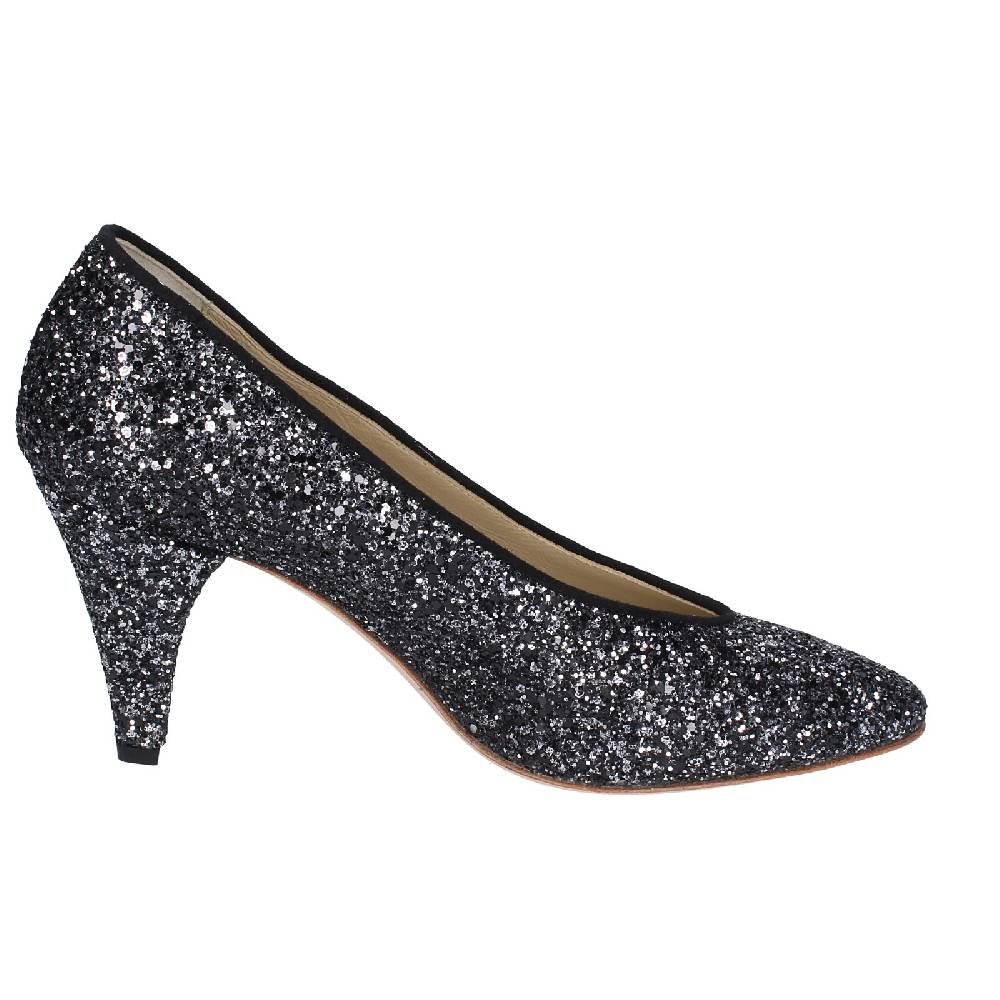 Scarpe Donna ANNIEL Decollete Nero Glitter EX219
