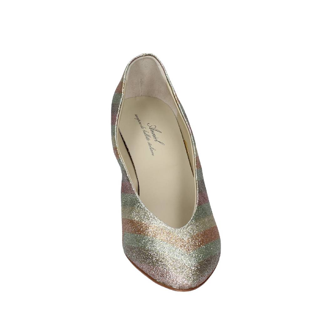 Scarpe Donna ANNIEL Decollete Oro Glitter EX224