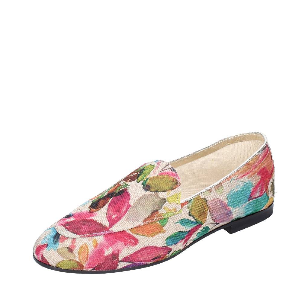 scarpe donna ANNIEL mocassini multicolore tessuto EY674