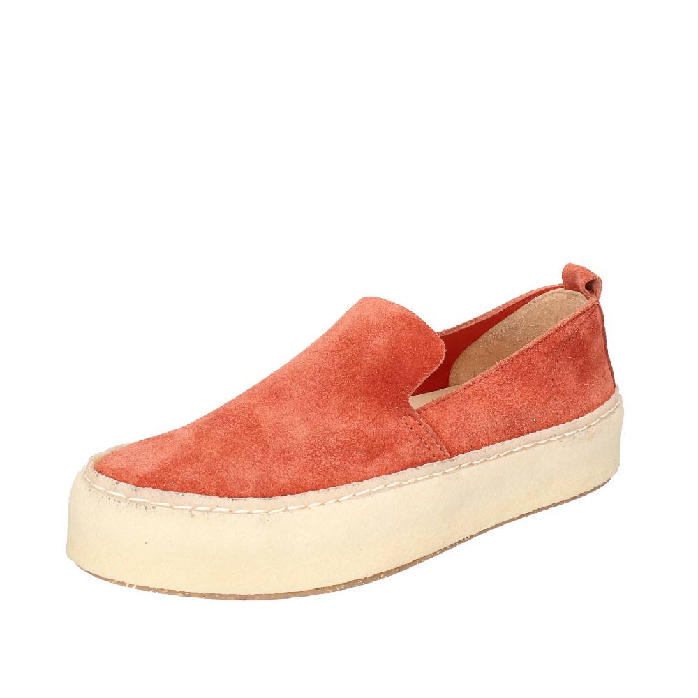 scarpe donna ASTORFLEX mocassini rosso camoscio EY838