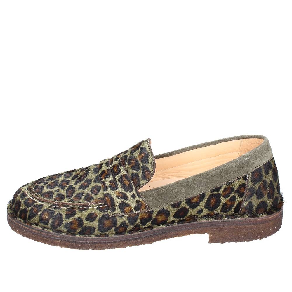 Scarpe Donna ASTORFLEX Mocassini Verde Cavallino Camoscio EY783
