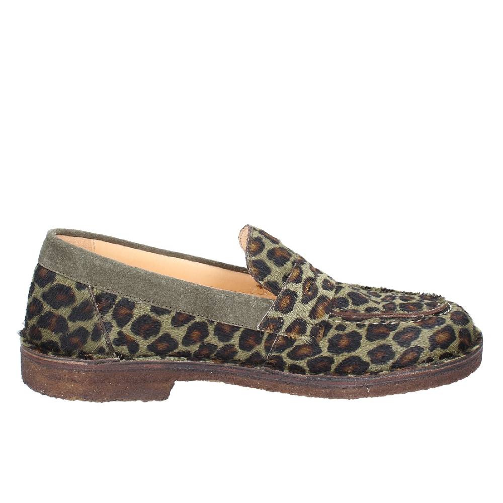 Scarpe Donna ASTORFLEX Mocassini Verde Cavallino Camoscio EY783
