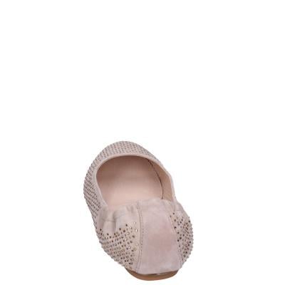 Scarpe Donna CAFè NOIR Ballerine Beige Camoscio Strass MEL501 BF513