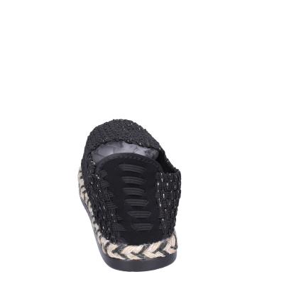 Scarpe Donna CAFè NOIR Espadrillas Nero Tessuto MEA901 BF478