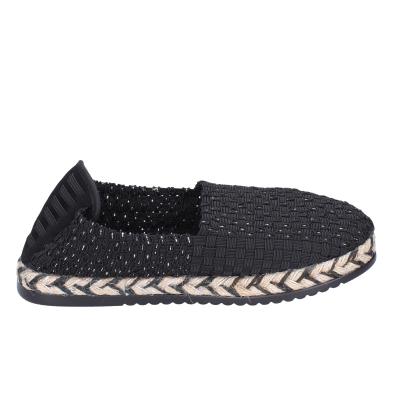 Scarpe Donna CAFè NOIR Espadrillas Nero Tessuto MEA901 BF478
