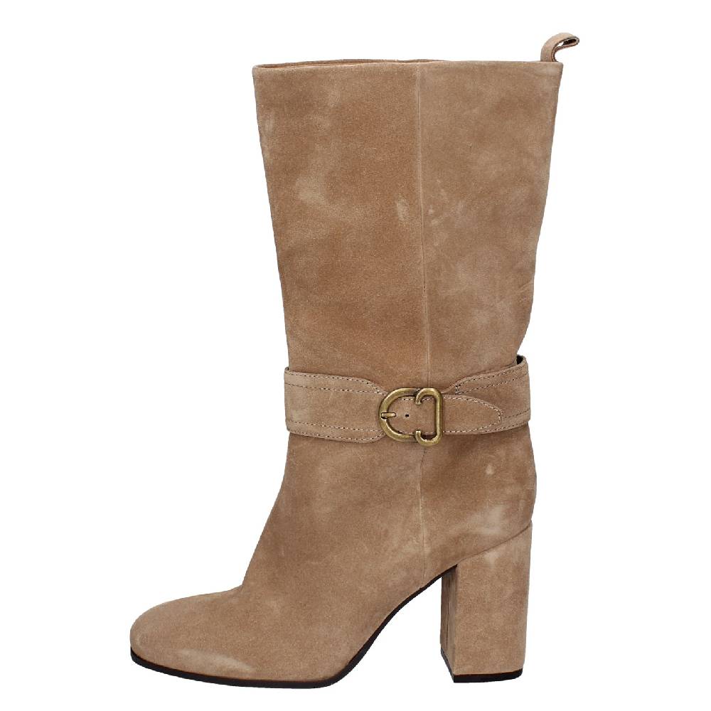 Scarpe Donna CARMENS Stivali Beige Camoscio EX216