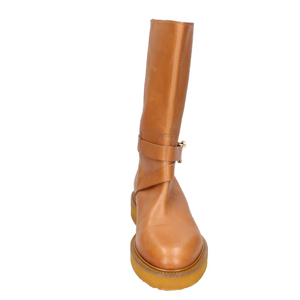 Scarpe Donna CARMENS Stivali Marrone Pelle EX153