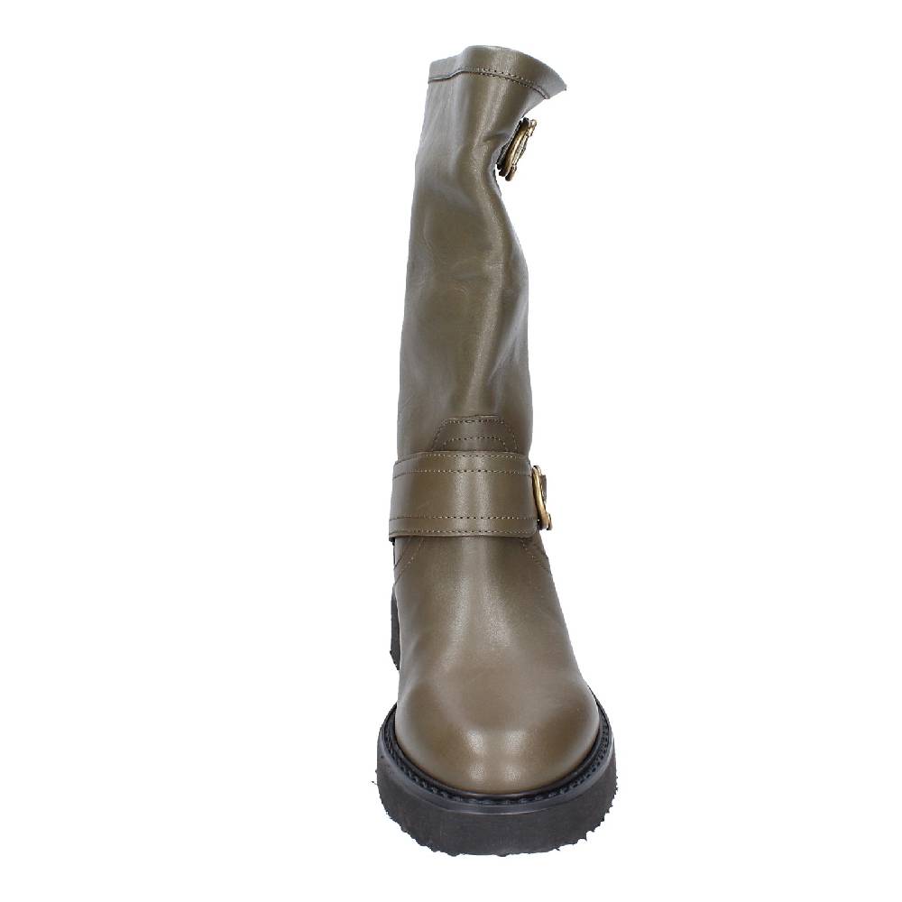 Scarpe Donna CARMENS Stivali Verde Pelle EX187