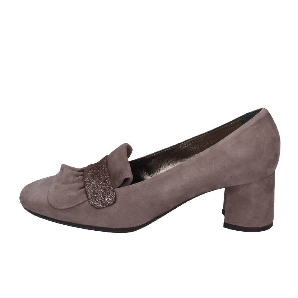 Scarpe Donna CONFORT Decollete Marrone Camoscio EZ399