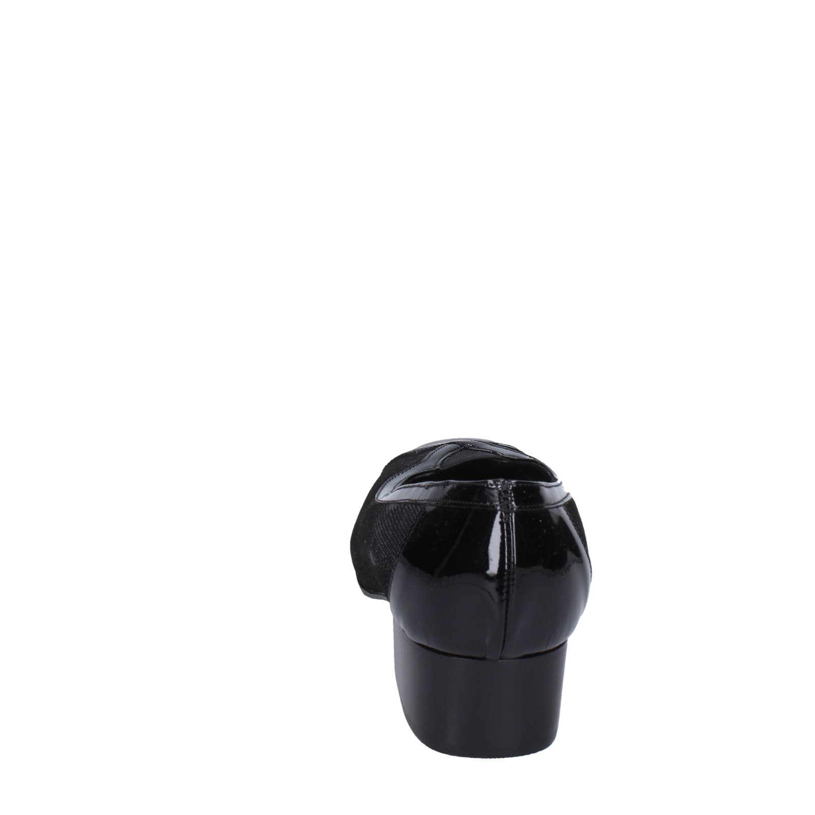 Scarpe Donna CONFORT Decollete Nero Pelle Vernice EZ401