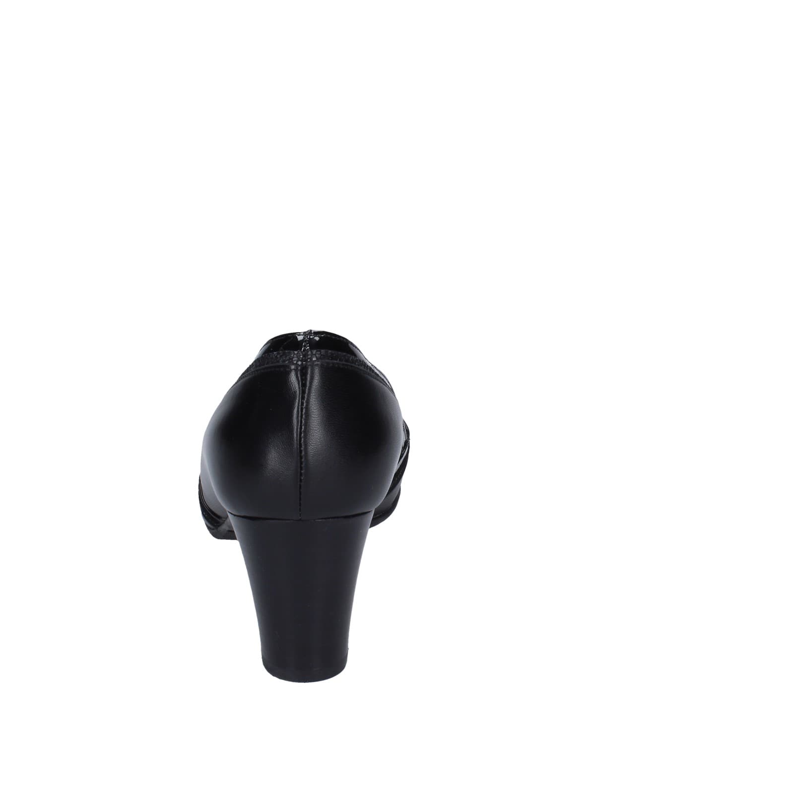 Scarpe Donna CONFORT Decollete Nero Pelle Vernice EZ332