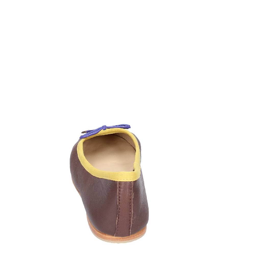 Scarpe Donna CORAL BLUE Ballerine Marrone Pelle EX577