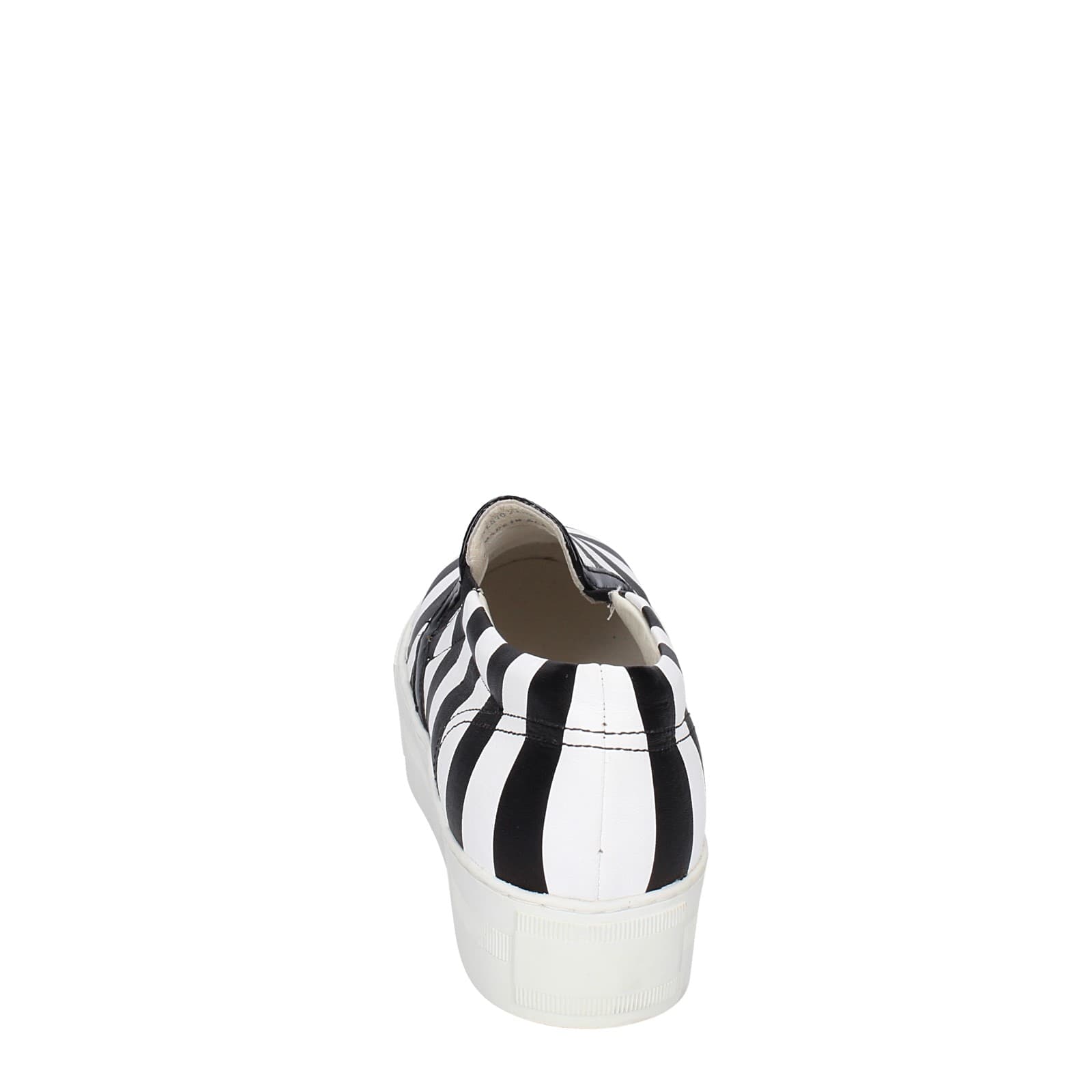 Scarpe Donna CULT Mocassini Bianco Pelle Nero EY359