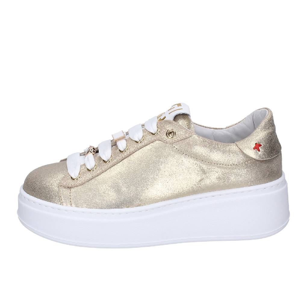Scarpe Donna GIO+ Sneakers Platino Pelle Camoscio EX580
