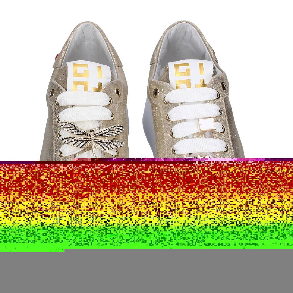 Scarpe Donna GIO+ Sneakers Platino Pelle Camoscio EX580