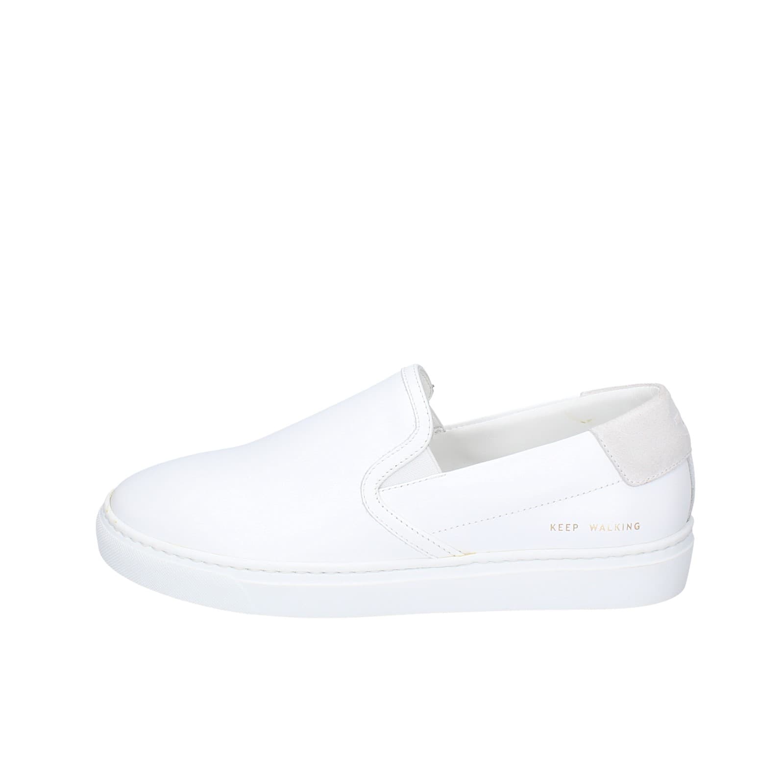 Scarpe Donna ME+EM Mocassini Bianco Pelle EY198