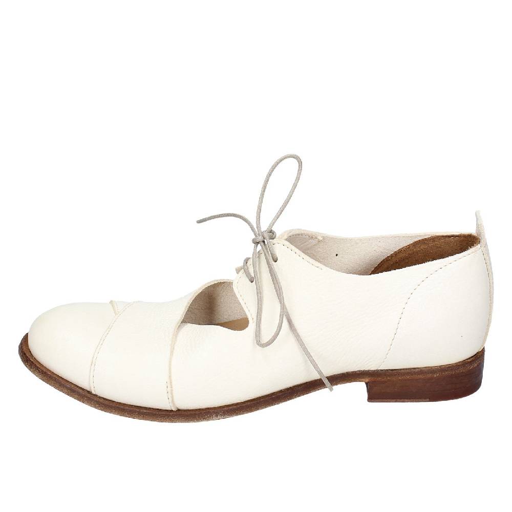 Scarpe Donna MOMA Classiche Bianco Pelle 39405A VINTAGE EX460