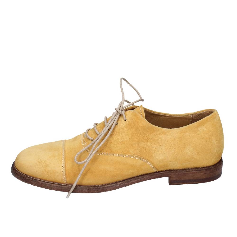Scarpe Donna MOMA Classiche Giallo Camoscio VINTAGE EX478