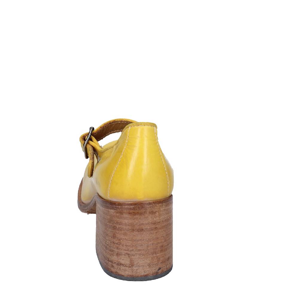 Scarpe Donna MOMA Decollete Giallo Pelle 47403L VINTAGE EX446