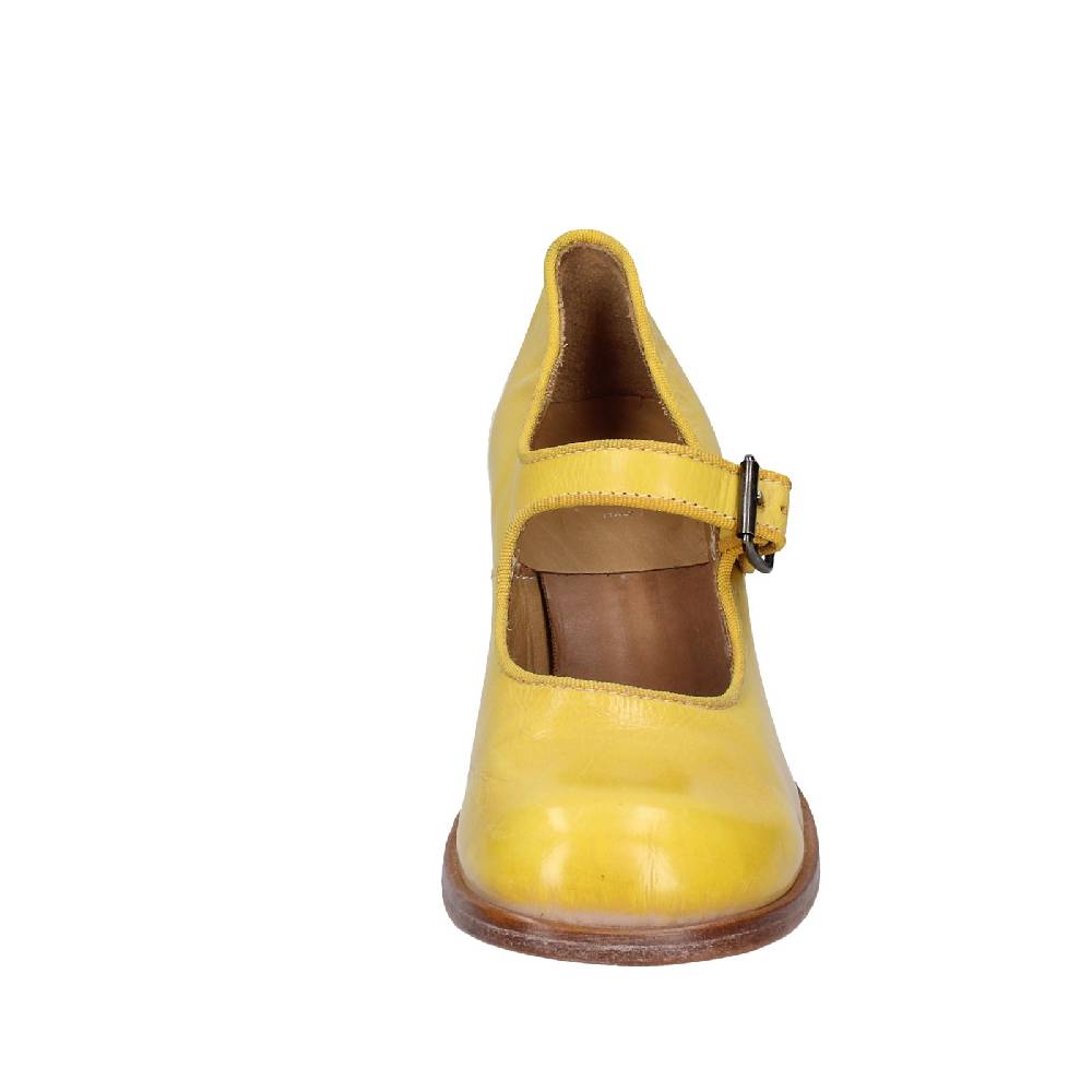 Scarpe Donna MOMA Decollete Giallo Pelle 47403L VINTAGE EX446